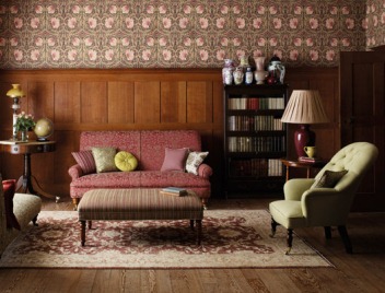 WILLIAM MORRIS PIMPERNEL (1876) WALLPAPER